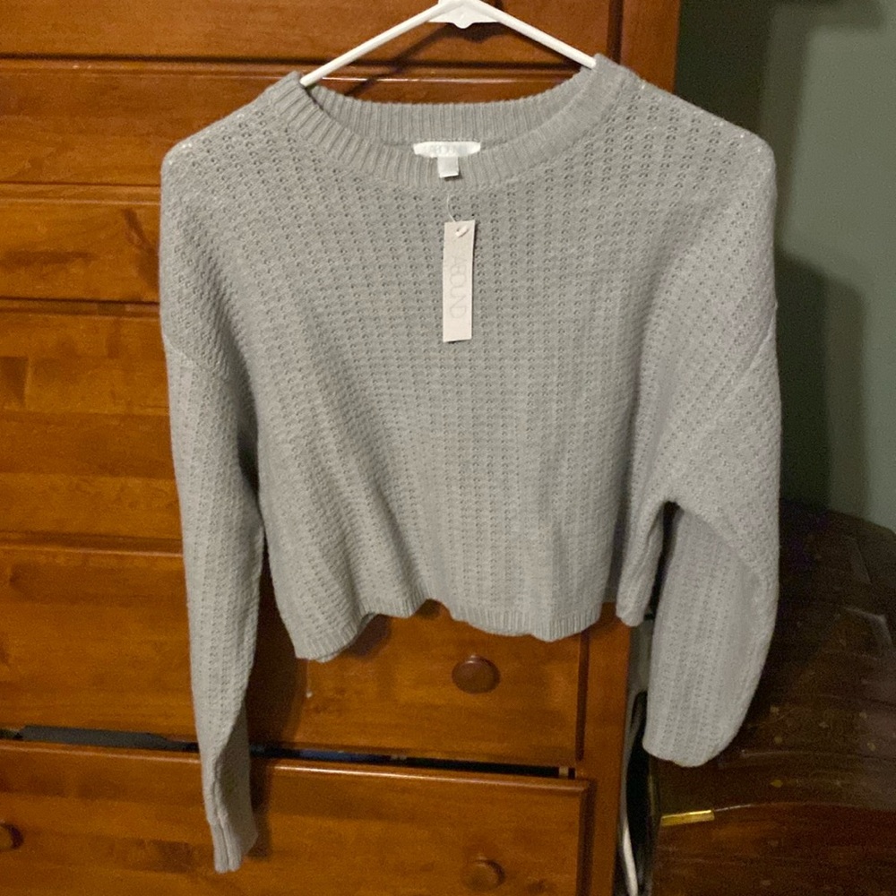 Abound grey light weight sweater